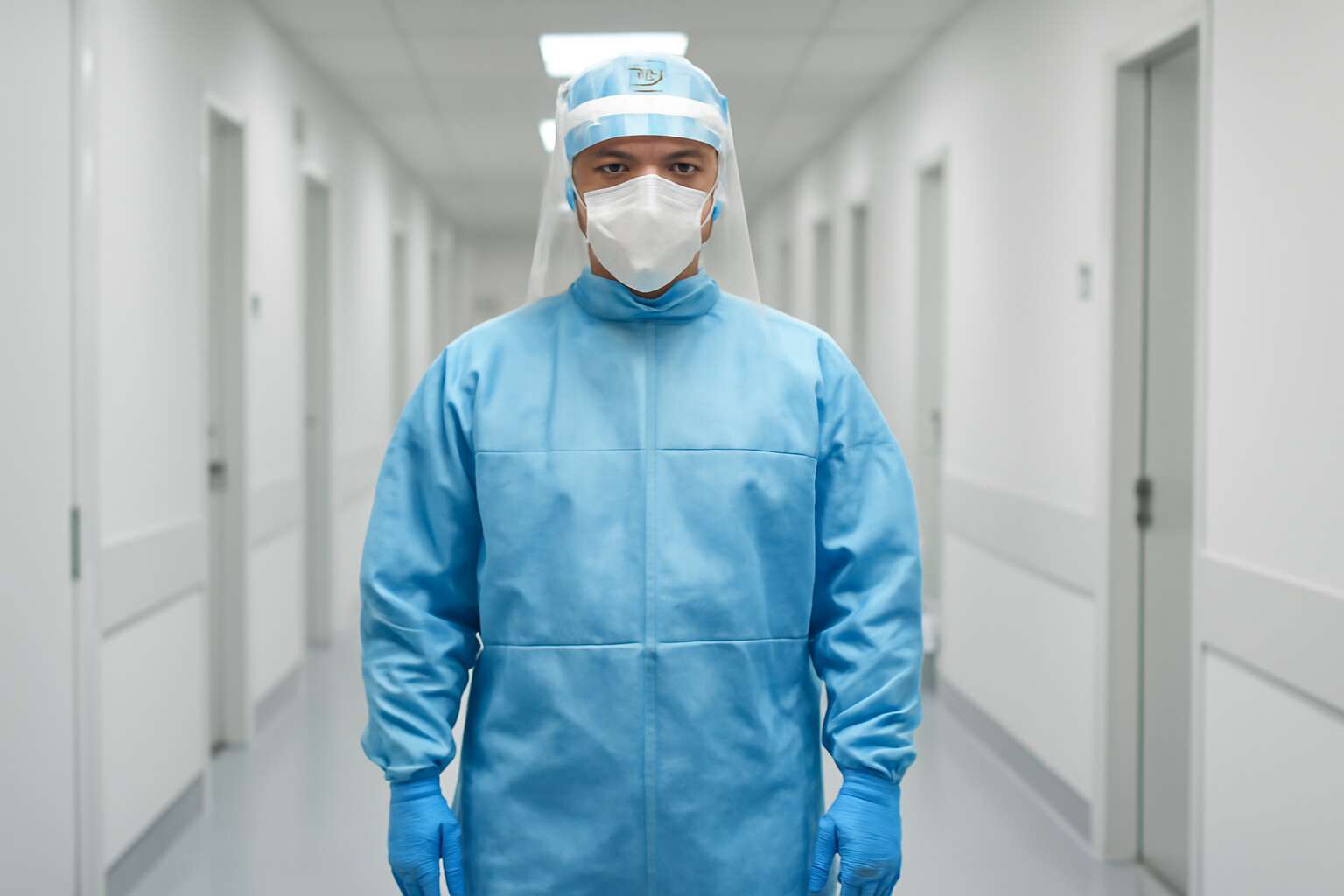 wearing ppe