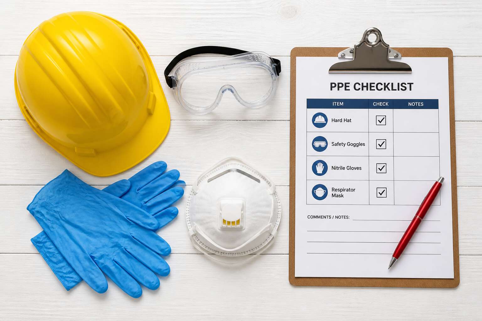 ppe checklist pdf
